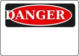 danger red sign drawing