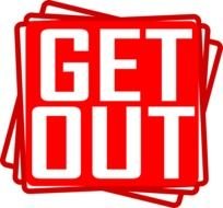 Get Out Clip Art