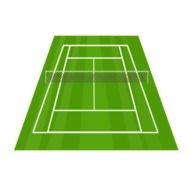 Tennis Court Clip Art N7
