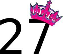 27 Number Clip Art N2
