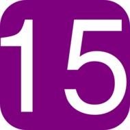 Number 15 Clip Art N9