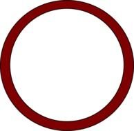 Red Circle Clip Art N10
