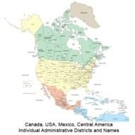 United State Map Of Us And Canada