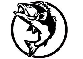 fish like a hawaiian sticker