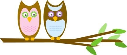 Cute Owl Clip Art Black And White Put Together