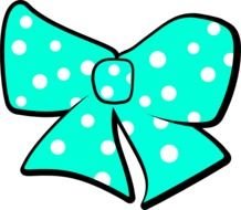 Polka Dot Bow Tie Clip Art N12