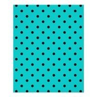 Teal And White Polka Dots N3