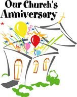 Our Church's Anniversary clipart