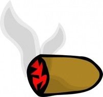 Cigar Smoking Clip Art N5