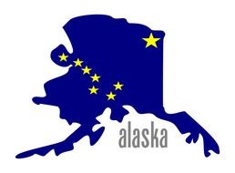 Map of Alaska clipart