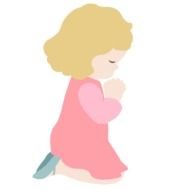 Little Girl Praying drawing