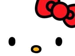 Hello Kitty big face drawing