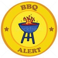 Cartoon BBQ Grill Clip Art