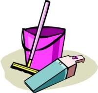 Clip Art Cleaning Tools N2