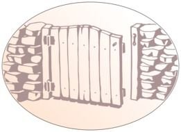 Open Gate drawing