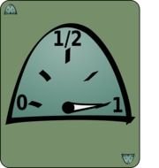 Fuel Tank Gauge Clip Art