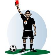 Soccer Referee Cards Clip Art