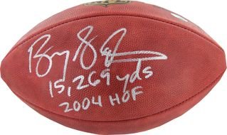 Barry Sanders Football Signed drawing