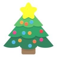 Cute Christmas Tree Clip Art N3
