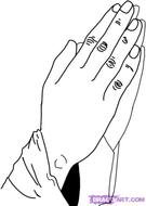 How To Draw Praying Hands