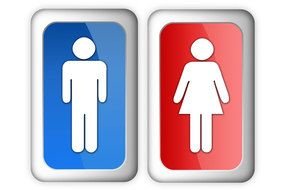 Clip art of Restroom Signs
