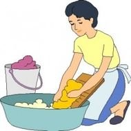 Washing Clothes By Hand N2