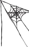 Spider Web Clip Art drawing