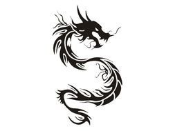 Chinese Dragon Tattoo clipart