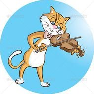 Cartoon Fiddle