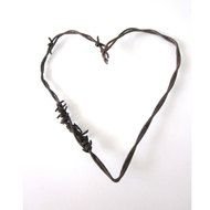 Clip art of Barbed Wire Heart