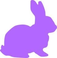 Bunny Rabbit Silhouette Clip Art N11
