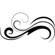 Waves as picture for clipart