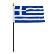 blue Greece Flag drawing