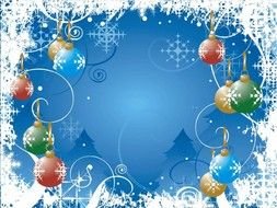 Free Christmas Scenes Backgrounds drawing