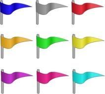 Flag Clip Art N39