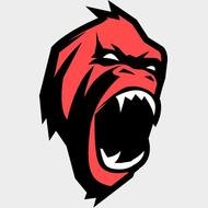 Gorilla Mascot Clip Art N2