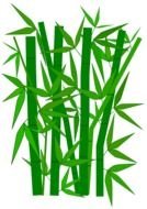 green Bamboo, Clip Art