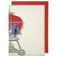 Colorful BBQ Invitation clipart