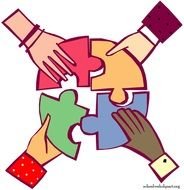 Students Working Together Clip Art N8