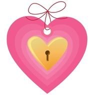 Heart Lock Clip Art N4