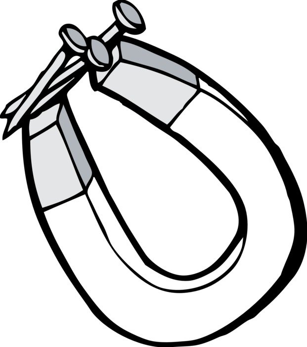Magnet Clip Art Black And White N3