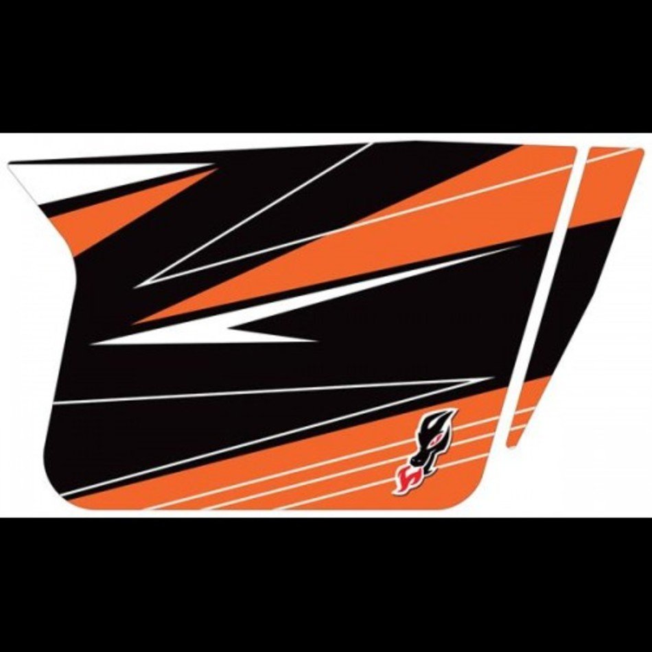 DRAGONFIRE HIBOY DOOR GRAPHICS KIT XP 900 ORANGE 2011 2012
