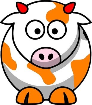 Cow Cartoon Clip Art N67
