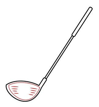 Cartoon Golf Club N7