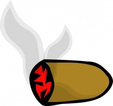 Cigar Smoking Clip Art N5