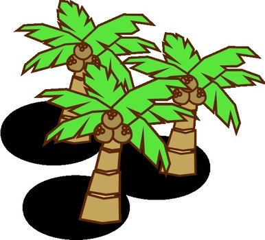 Coconut Tree Clip Art N17