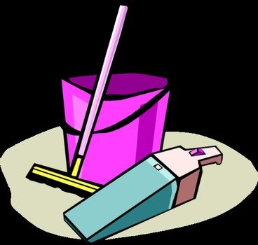 Clip Art Cleaning Tools N2