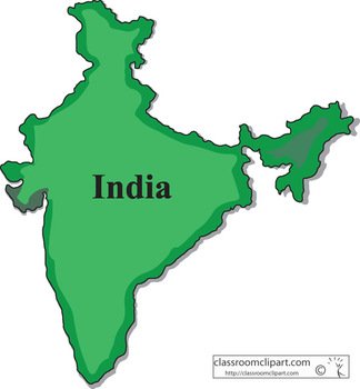 India Map Clip Art N2