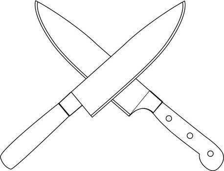 Chef Knife Drawing