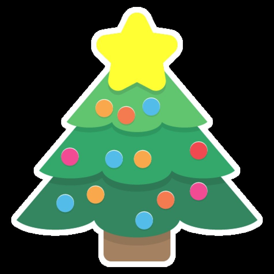 Cute Christmas Tree Clip Art N3